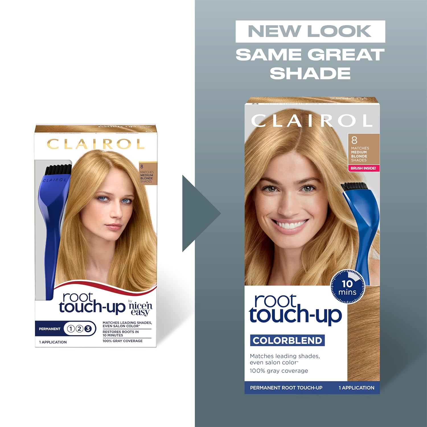 Clairol Root Touch-Up by Nice'n Easy Permanent Hair Dye, 5 Medium Brown, Pack of 1 C781