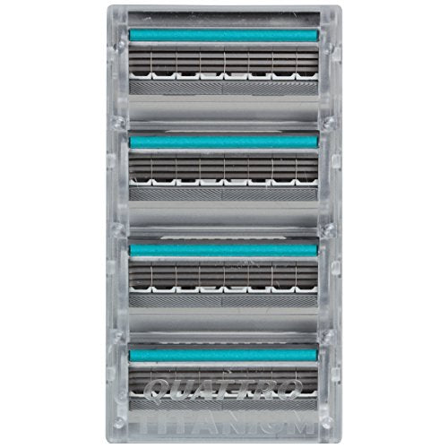 Schick Quattro Titanium Razor Blade Refills for Men, 8 Count W226233
