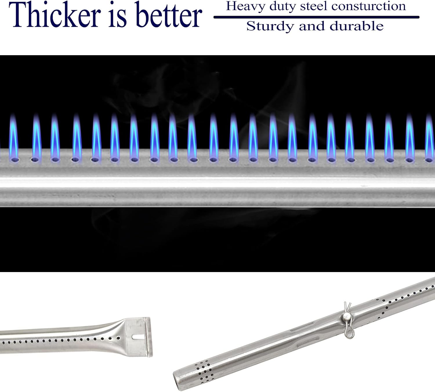 Charbroil Gas Grill Burner Tube Replacement Parts 4 Pack B9608