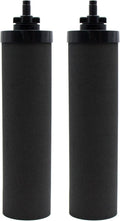 Water Filter Replacement for Berkey® BB9-2 Black Activated Carbon Filters, Compatible with Berkey® Gravity Water Filter System, Pack of 2