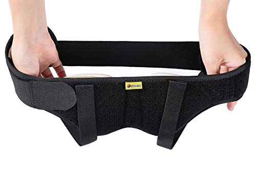 Tenbon Hernia Belt Truss for Single or Double Inguinal Hernia Support with 2 Removable Pads H3227