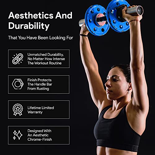 Olympic Dumbbell Handle 2 Inch Loadable Heavy Duty Dumbbell Bar O1947