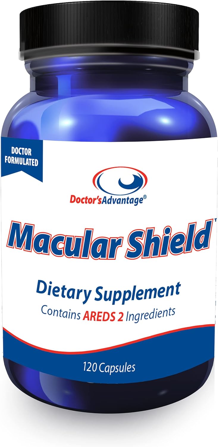 Doctor's Advantage AREDS 2 Macular Shield - Eye Supplements for Adults - Areds2 Formula with Lutein, Zeaxanthin & Essential Vitamins - 120 Capsules