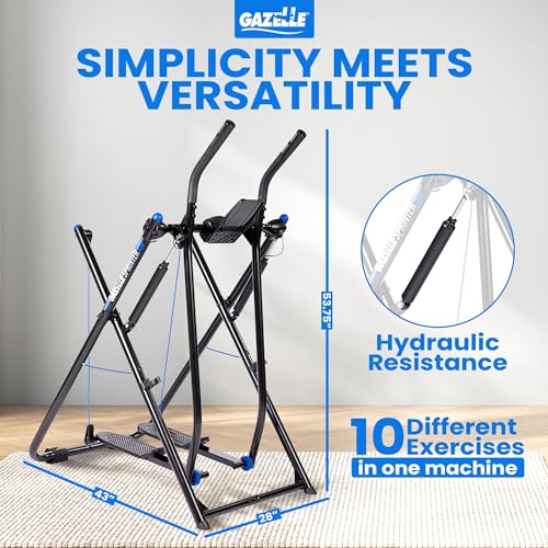 Gazelle Tony Little Total Body Fitness Elliptical Glider for Home Gym C77154