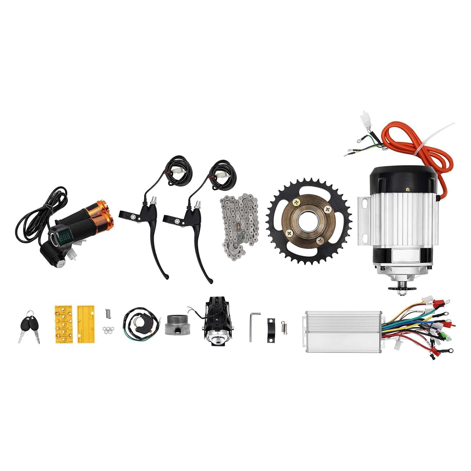 Electric Brushless Geared Motor Kit, 750W Electric Bicycle Trike Conversion Kit Electric Tricycle Motor Kit, 3-Wheel Bike Gear Motor for E-Tricycle Rickshaw Three-Wheeled Bicycle, Load 300Kg