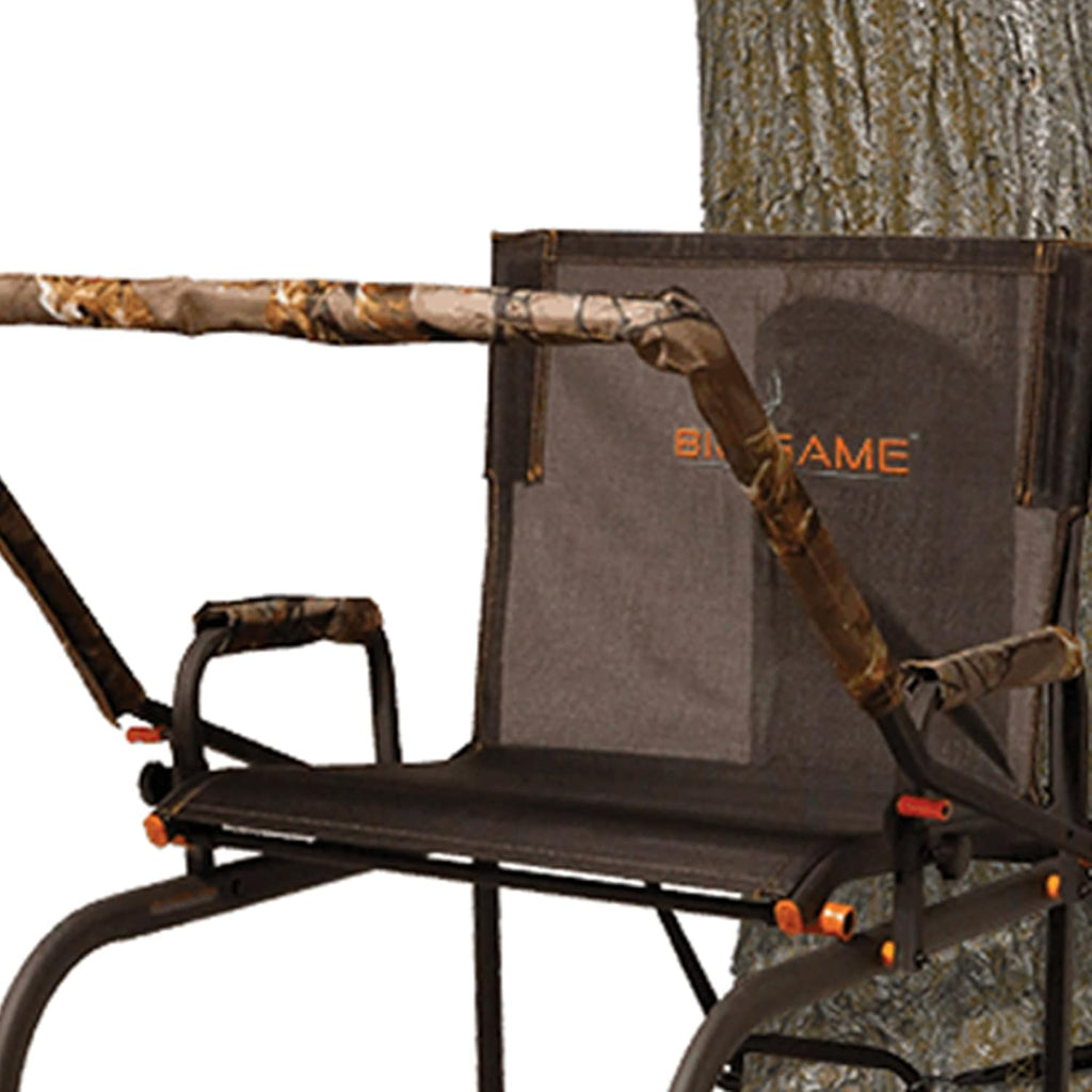 Big Game Hunter HD 18.5 ft 1-Person Deer Hunting Tree Stand with Fall Arrest System, Camouflage 2-Pack B76521