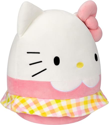 Squishmallows Hello Kitty with Red Glasses 14-Inch Plush - Sanrio Ultrasoft Stuffed Animal F667949