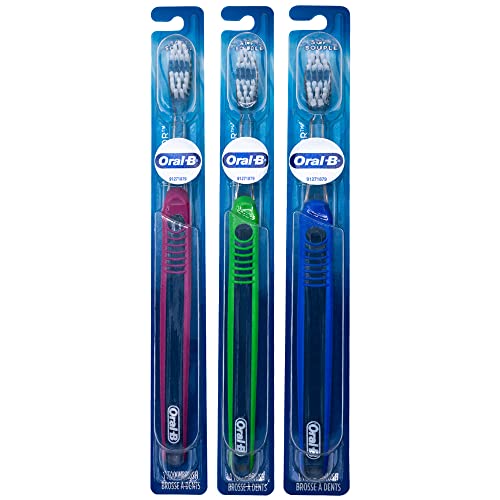 Oral-B Indicator Flat Trim Toothbrush, 30 Soft (Colors Vary) -Pack of 6