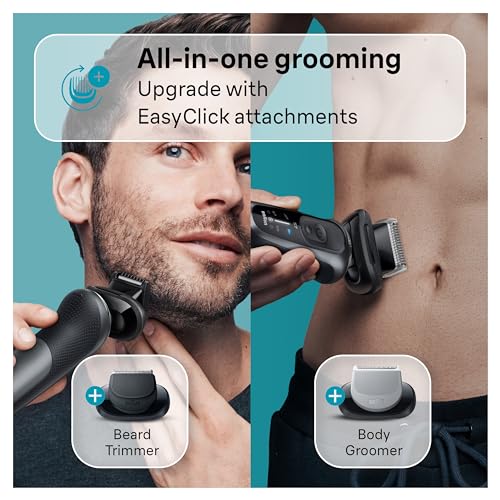 Braun Series 7 7075cc Electric Foil Shaver for Men, Wet & Dry, with Beard Trimmer Q866