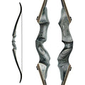 Black Hunter Takedown Recurve Bow, 60" with Ergonomic Design for Adults Beginners to Advanced Outdoor Practice & Hunting (25-60 lbs)