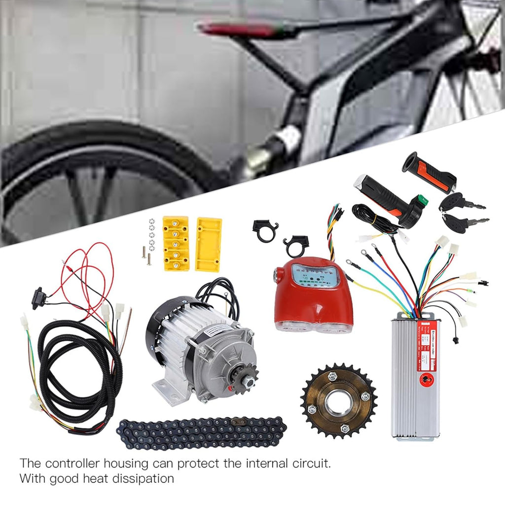 48V 800W Brushless Motor Kit for Electric Bike Tricycle Conversion A455