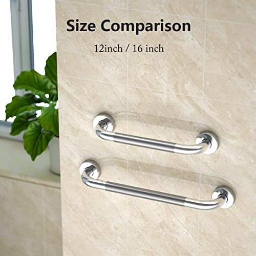 YuanDe 12 Inch Anti Slip Shower Grab Bar, Stainless Steel Chrome Finish A63151