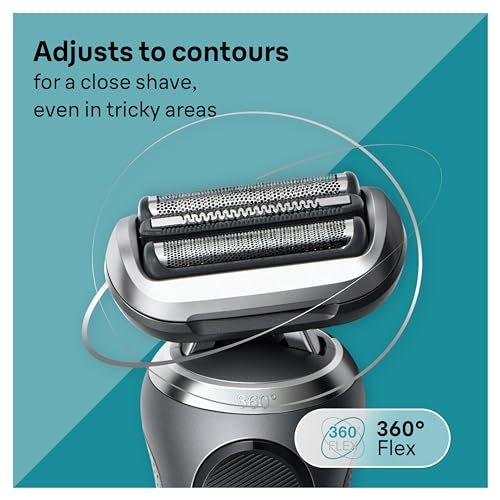 Braun Series 7 7075cc Electric Foil Shaver for Men, Wet & Dry, with Beard Trimmer Q866