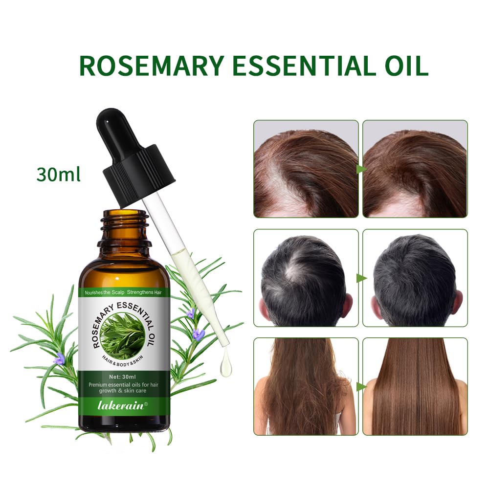Rosemary Oil for Hair Growth, 100% Pure Natural T429