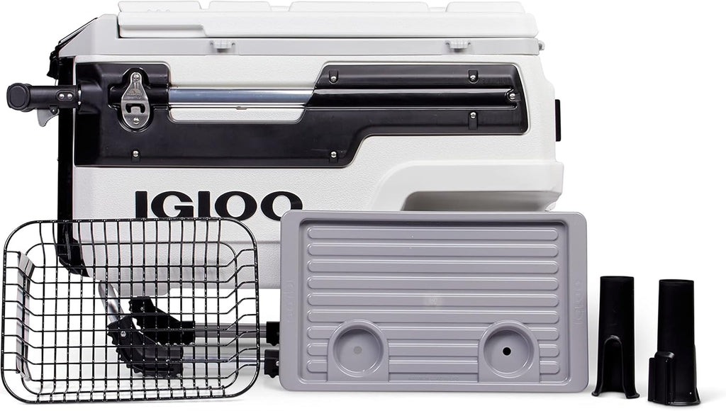 Igloo 70 QT Trailmate Marine Wheeled All-terrain Cooler, White Q6243