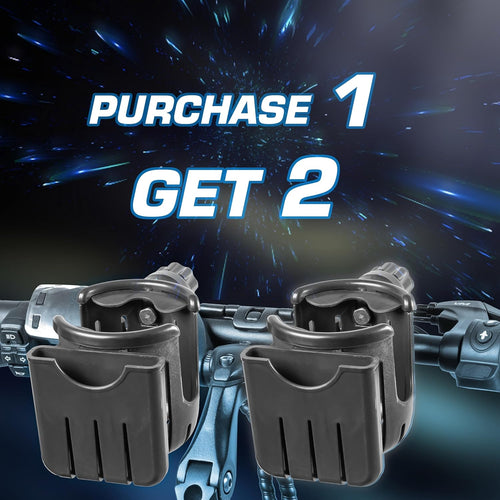 2-Pack Universal Stroller Cup & Phone Holder for Uppababy, Bike, Wheelchair D55809