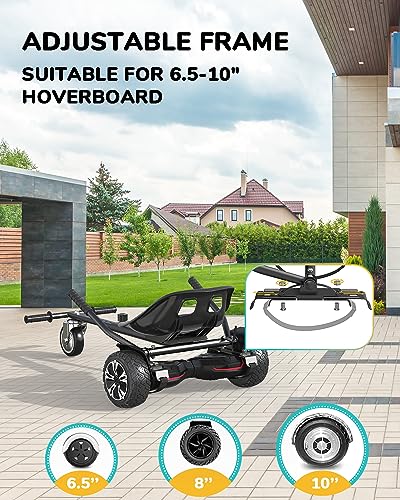 Hoverboard Seat Attachment Go Kart for Kids and Adults X74483
