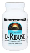 Source Naturals - D Ribose Powder 1000 mg. - 90 Tablets