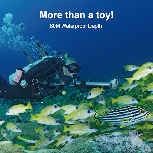 Waydoo Subnado Underwater Scooter, Thumb Controlling Sea Scooter for SUP, Diving, and Snorkeling N702436