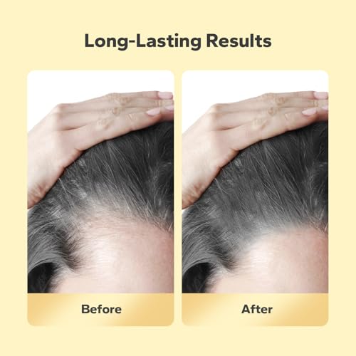 Hairline Powder Root Touch Up for Thinning Hair, Sweatproof, Light Brown Z1943