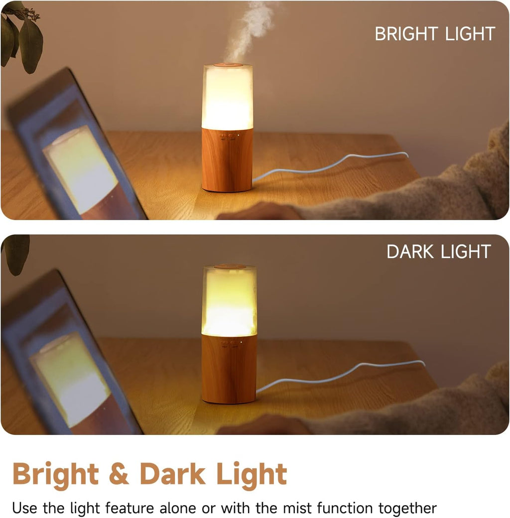 muson Mini Essential Oil Diffuser Aroma Cool Mist Humidifier for Car Office Travel M97121