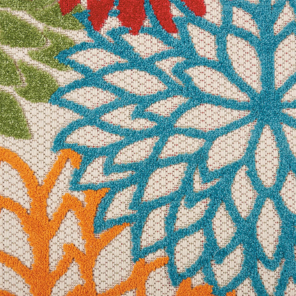 Nourison Aloha Indoor/Outdoor Green 2'3" x 8' Area Rug E2804