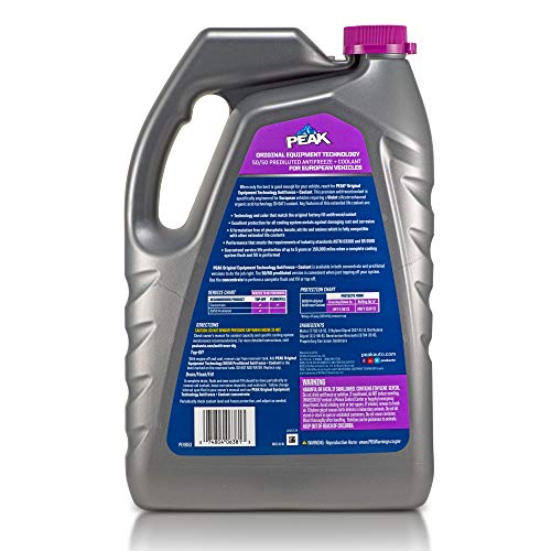 PEAK OET Extended Life Violet Antifreeze/Coolant for European Vehicles, 1 Gal. W235561