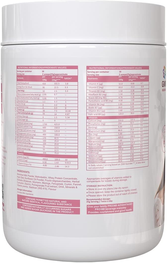 RAMA Lacton Breastfeeding Supplement Powder for Lactating Mothers, Masala Milk Flavor, 400g C917723