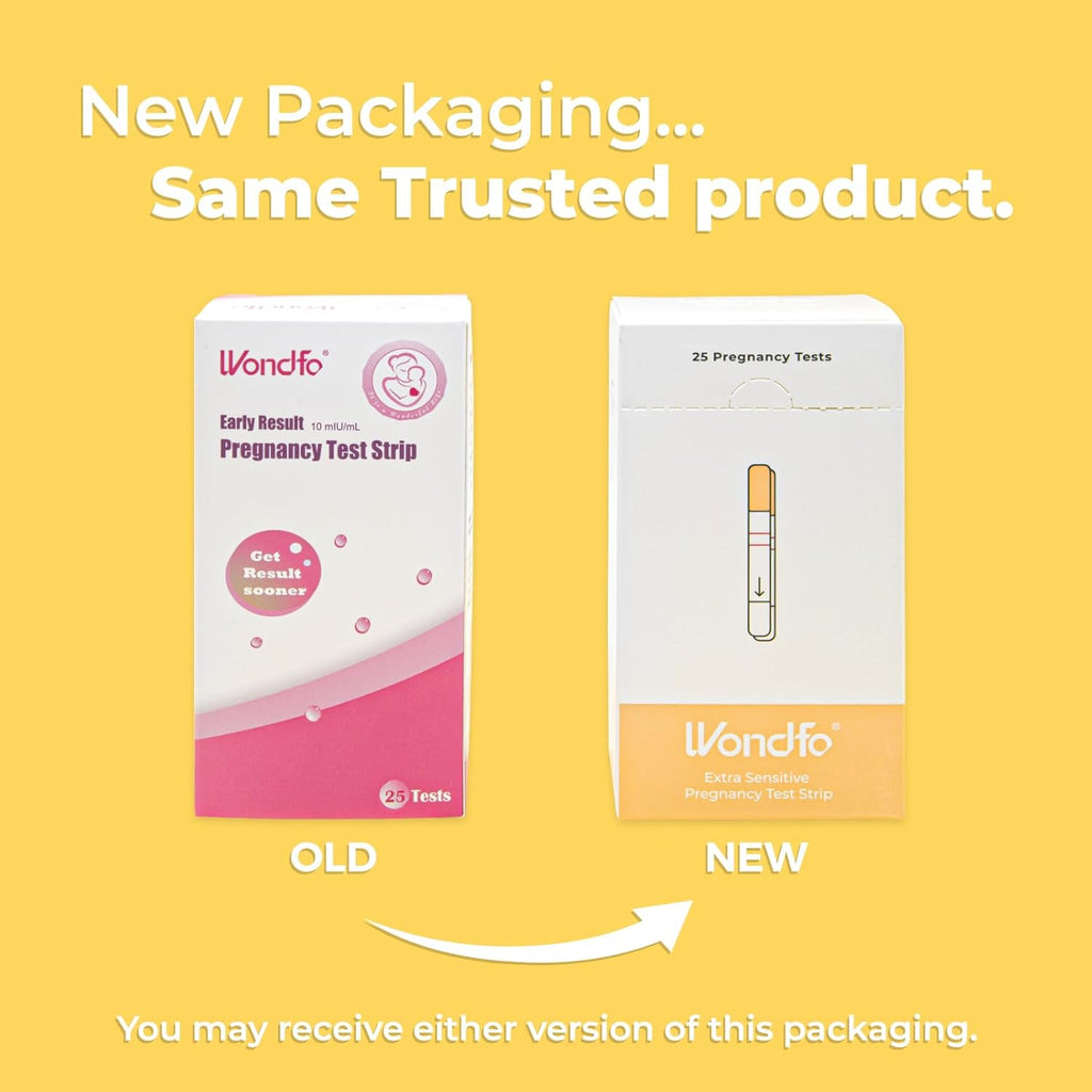 Wondfo Early Result Pregnancy Test Strips - 25 Packs C654