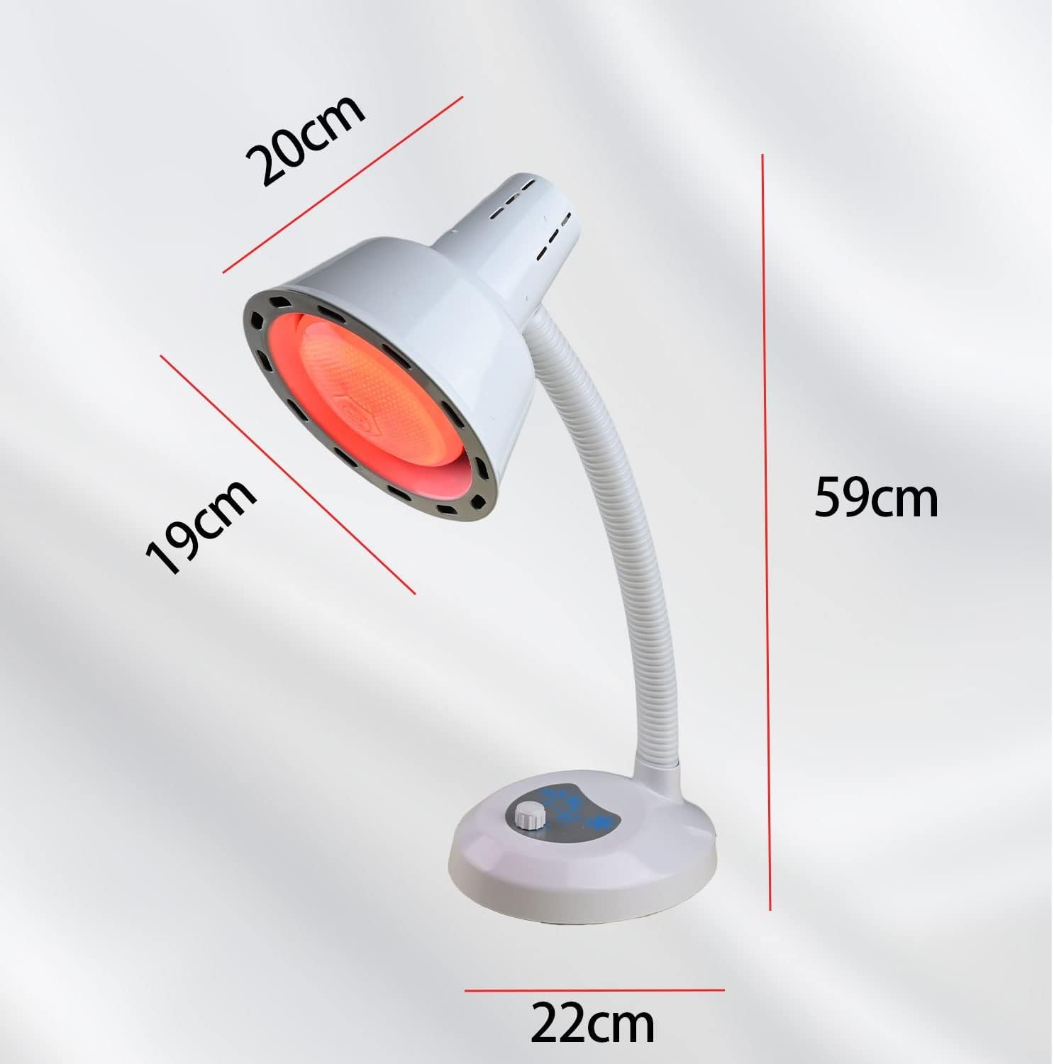 Red Light Therapy Lamp 660nm 850nm 940nm Infrared for Body Pain and Skin T2575