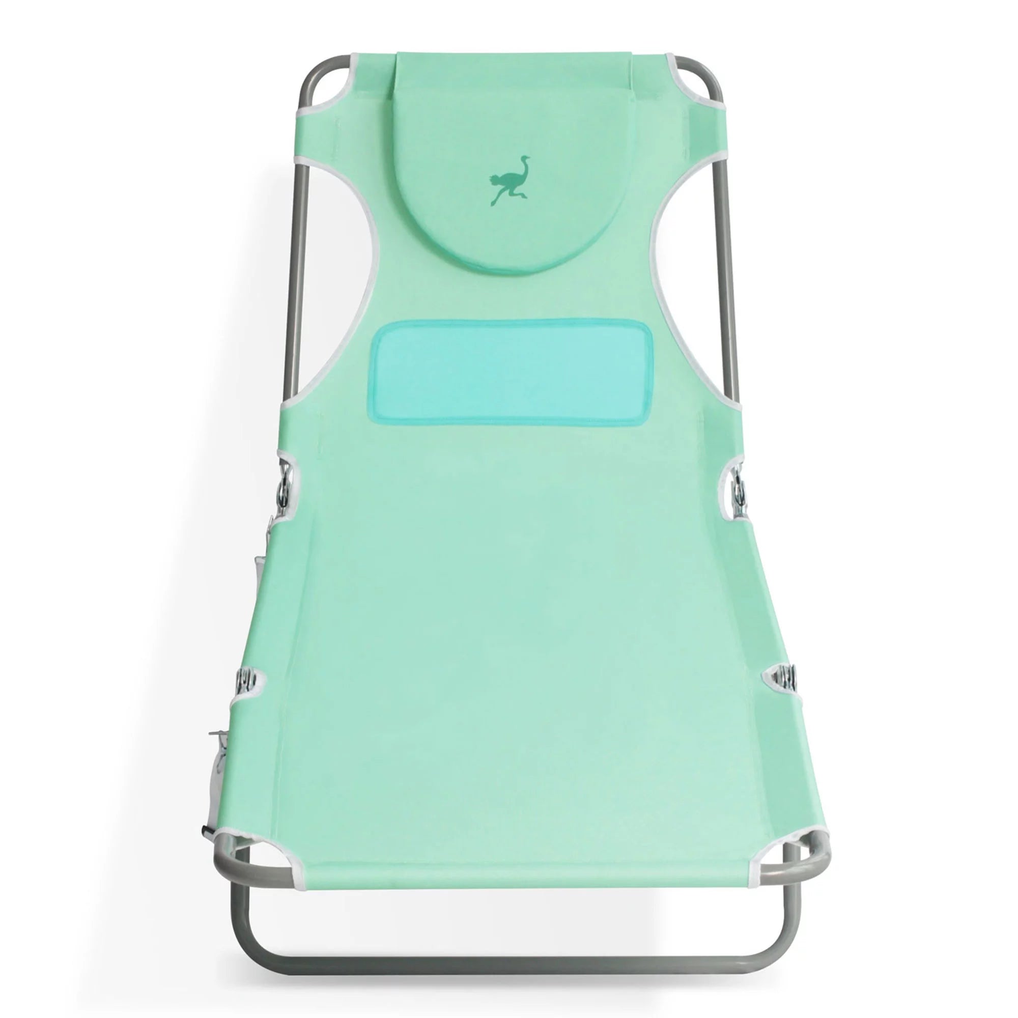 Ostrich Chaise Sunbathing Poolside Beach Chair with Recliner, Teal V291