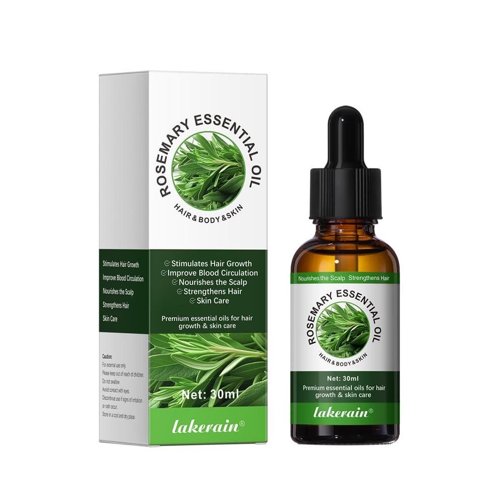 Rosemary Oil for Hair Growth and Skin Care, Rosemary Oil for Hair Growth Organic,100% Pure Natural Rosemary Hair Oil