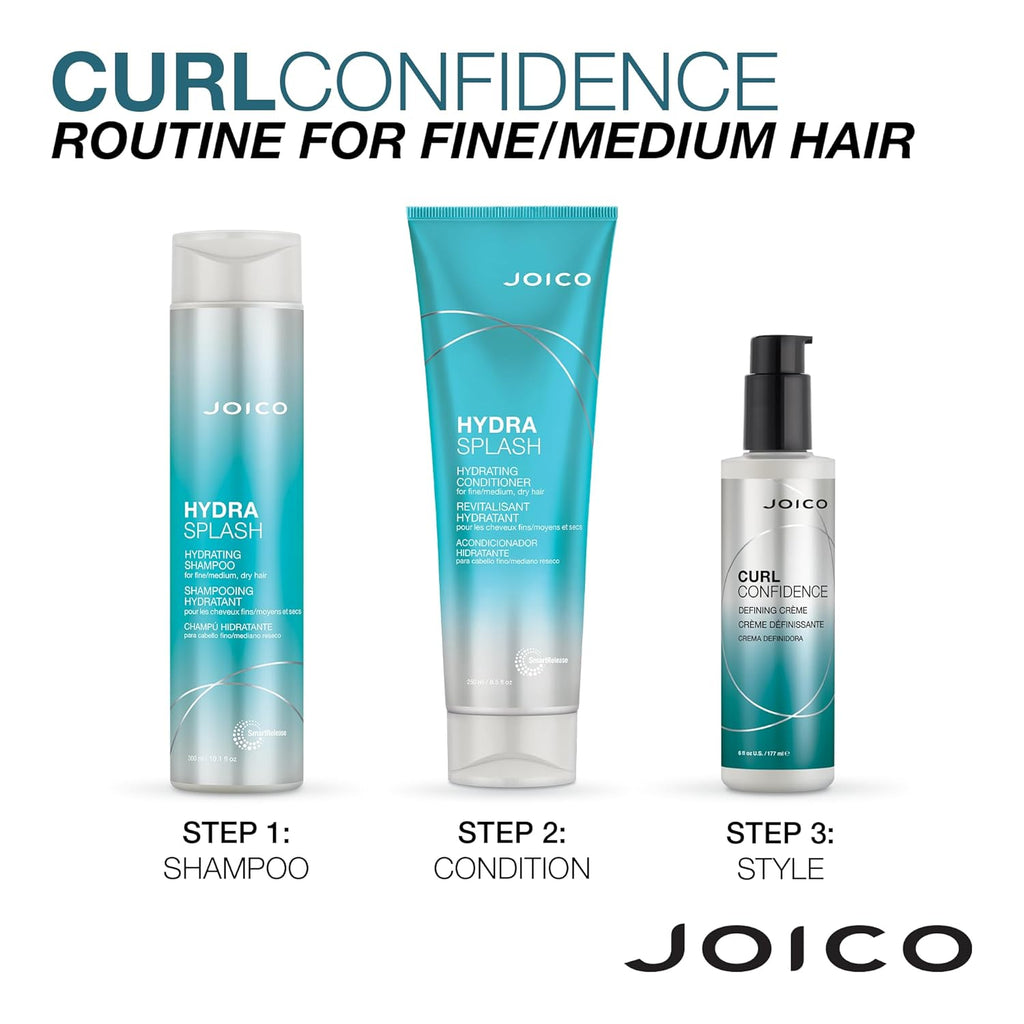 Joico Curl Confidence Defining Crème for Curly Hair, 6 Fl Oz L239316