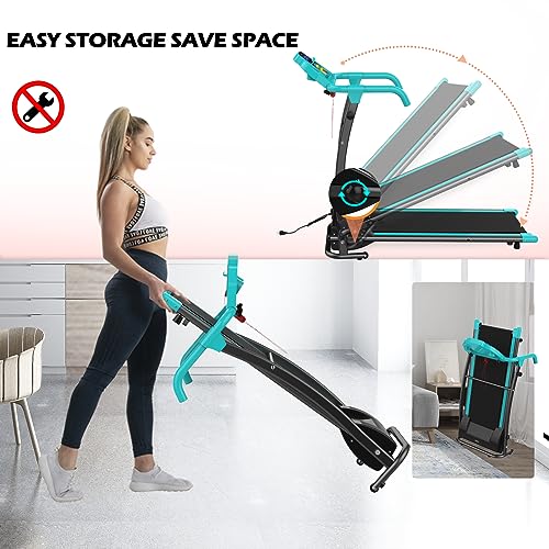 Folding Treadmill 2.5 HP Portable Electric Running Machine for Home C875530