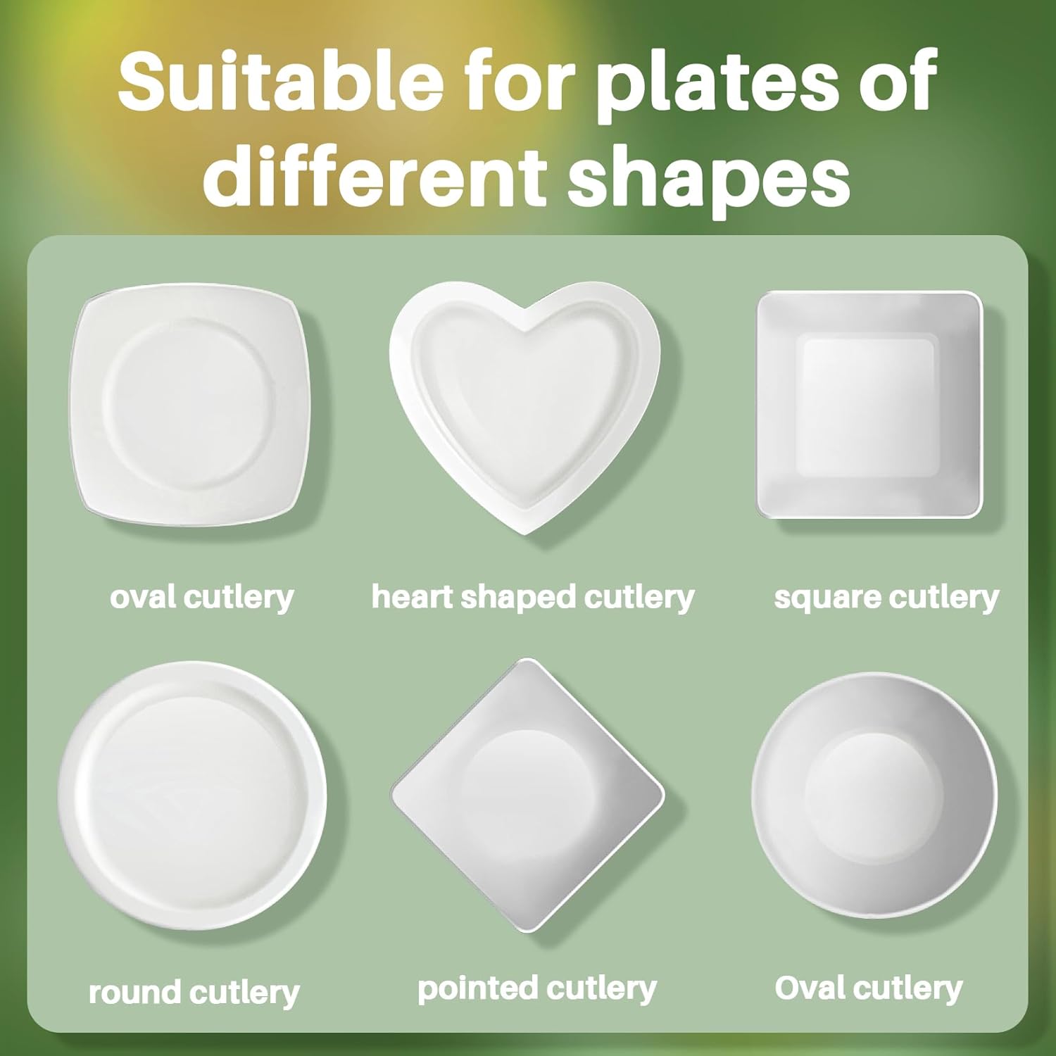 60Pcs Reusable Elastic Plastic Bowl Covers Food Storage O2365