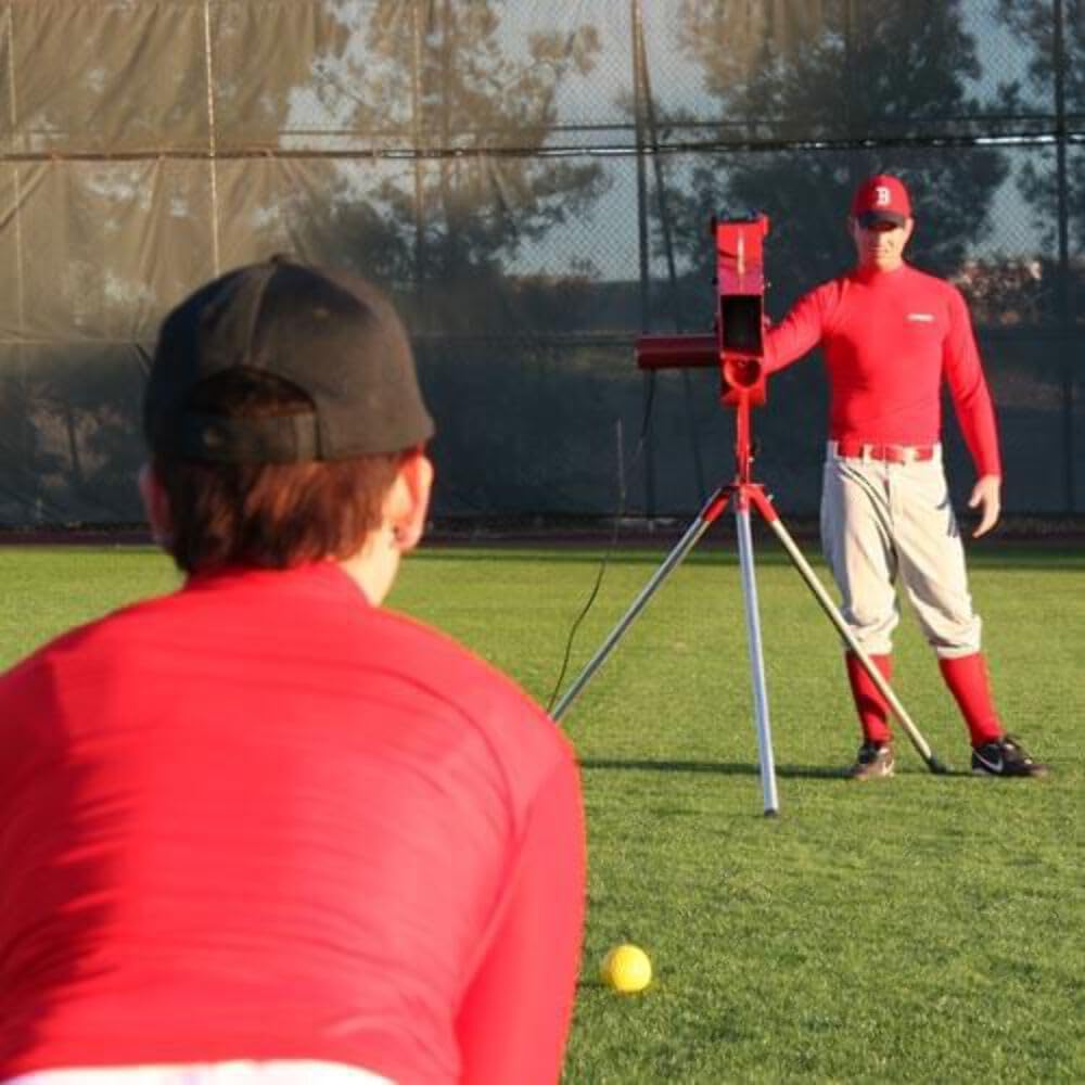 Heater Sports Softball Pitching Machine with 9 Ball Feeder N1074
