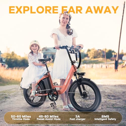 Electric Bike for Adults 1500W 48V 18Ah Removable Battery 20" Fat Tire 7-Speed H481