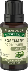 Nature's Truth Vitamins Essential Oil, Rosemary, 0.51 Fluid Ounce, Clear, (NT6291)