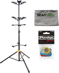 Hercules GS526BPlus Universal 6-Piece Guitar AutoGrip Display Stand w/Cloth and
