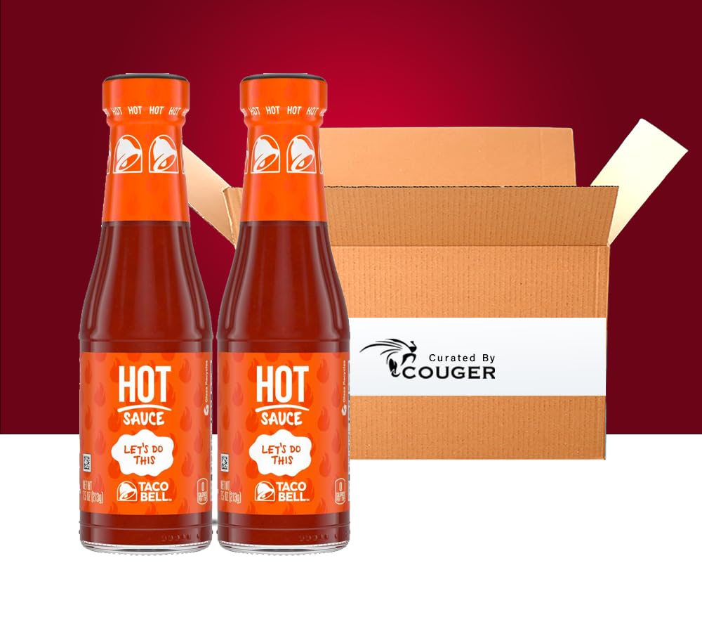Taco Bell Hot Sauce Bottle 7.5 oz (2-Pack) D162920