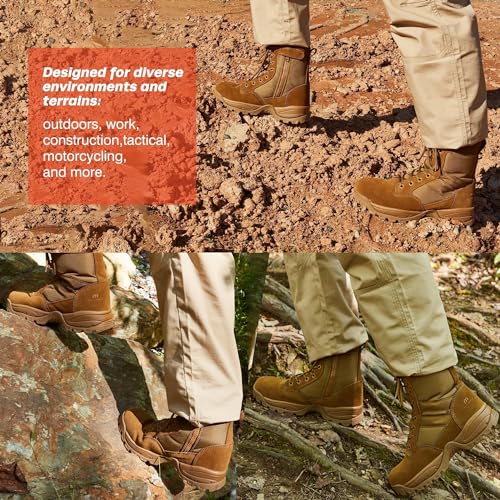 Maelstrom Military Tactical Work Boots for Hiking and Combat N3802