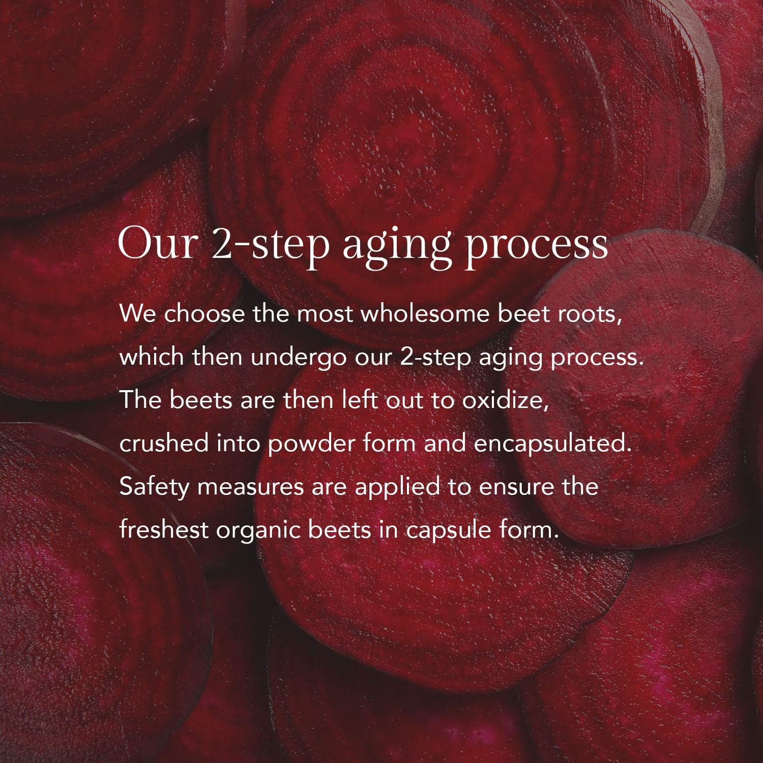 Aged Beet Root Capsules - Organic Nitric Oxide Supplement - 30 Count P898