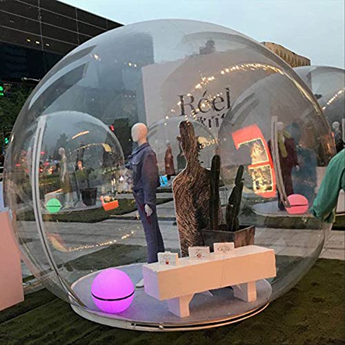 4M/13ft Inflatable Bubble Tent Clear 2M Tunnel Dome for Camping Backyard L29531