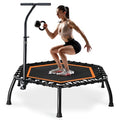Zupapa Silent Mini Fitness Trampoline– Indoor Rebounder for Adults – Best Urban Cardio Jump Fitness Workout Trainer – Max Limit 330 lbs