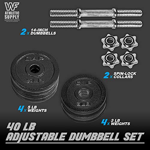 CAPHAUS Adjustable Dumbbells for Home Gym Muscle Building T867