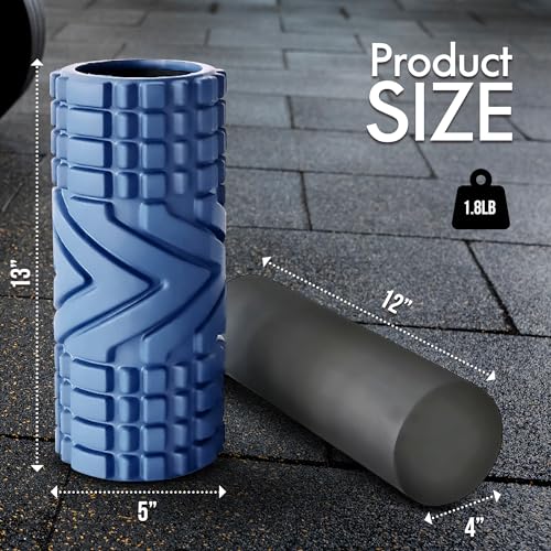 2 in 1 Textured Foam Roller with Smooth Roller Z57909
