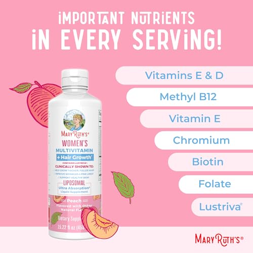 MaryRuth Organics Women's Multivitamin with Biotin, 15.22 Fl Oz F926