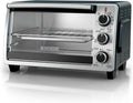 BLACK+DECKER TO1950SBD 6-Slice Convection Oven, Black/Silver