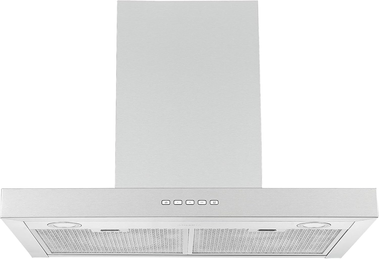Ancona 30" 600 CFM Wall-Mounted Convertible Range Hood, Stainless Steel I622
