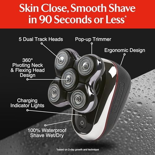 Remington Balder Boss Cordless Head Shaver XR7120 Waterproof Electric Razor R50729